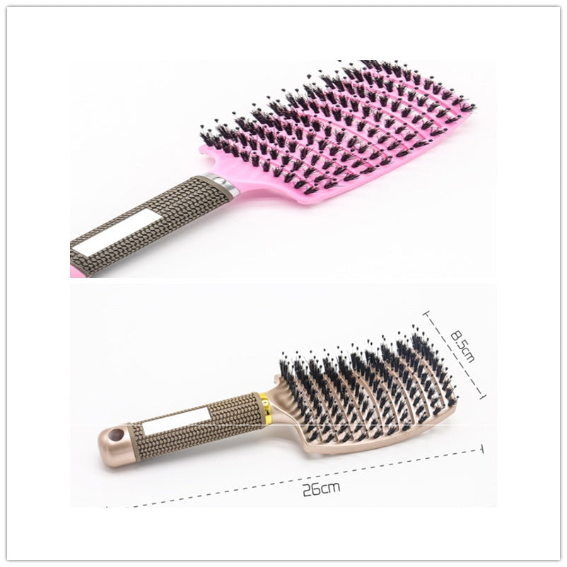 Hairbrush Anti Kit Brushy Women Detangler Hair Brush Bristle Nylon Scalp Massage Teaser Hair Brush Comb Hairbrush Anti Kit Brushy Women Detangler Hair Brush Bristle Nylon Scalp Massage Teaser Hair Brush Comb